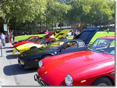 Maserati, Lamborghini, Ferrari at Festa Seattle